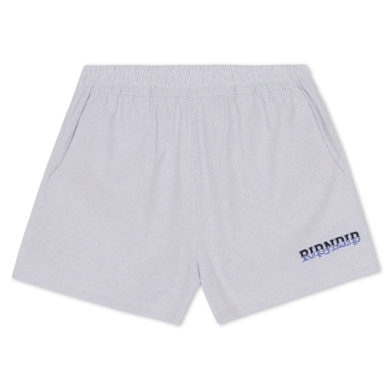 Rich Spirit Linen Shorts (Light Blue)