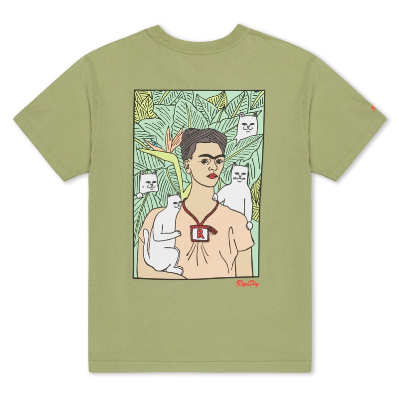 Nermal Portrait Tee (Light Forest)