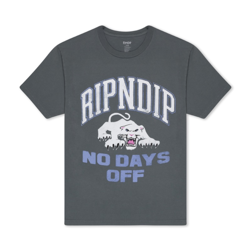 White Panther Tee (Charcoal)|Small|Medium|Large|XL|XXL