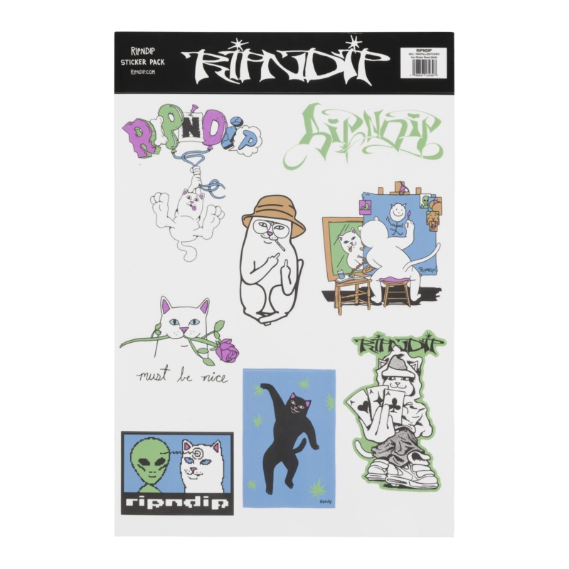 Ace Sticker Sheet (Multi)|One Size