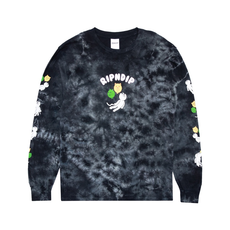 Drifting Away Long Sleeve (Black Lightning Wash)