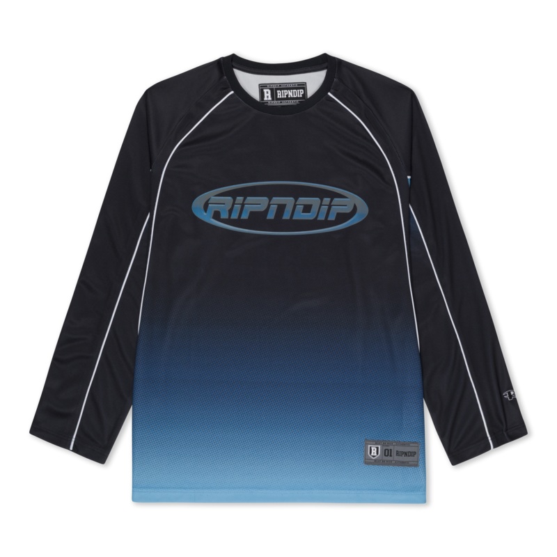 Surround Sound Hockey Jersey (Black / Blue)