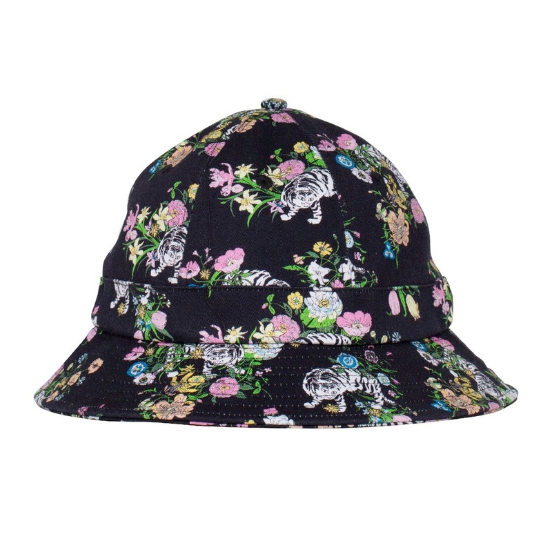 Blooming Nerm Cotton Twill Bucket (Black)