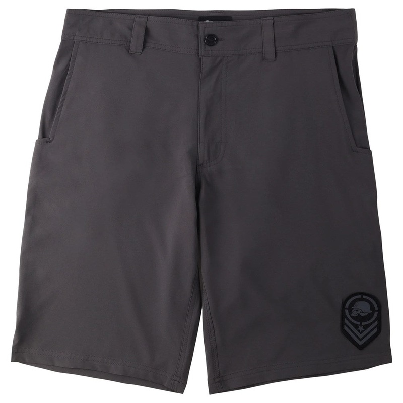Metal Mulisha Crooked 2 Charcoal Hybrid Boardshorts