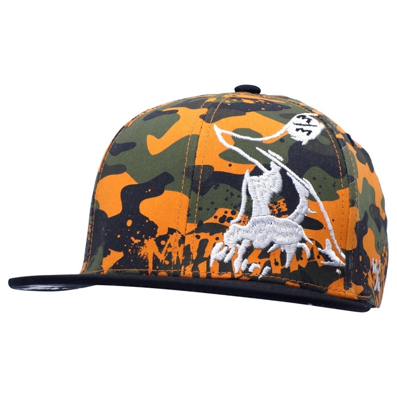 Metal Mulisha Rugged Flex Hat|CAMO|ORANGE CAMO|S/M|L/XL