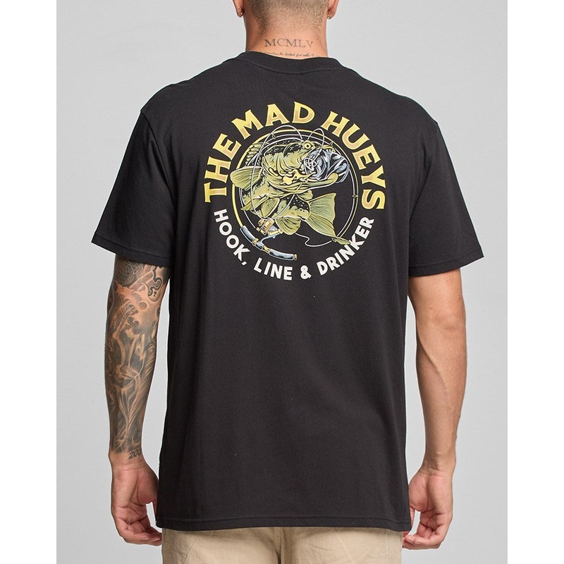 The Mad Hueys Hook Line & Drinker Tee