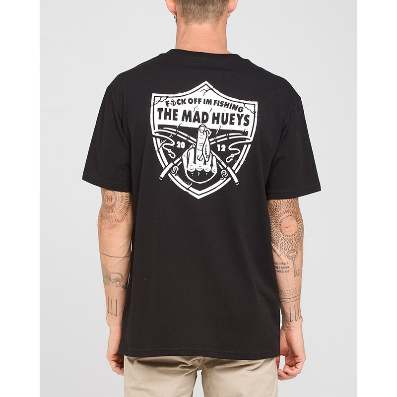 The Mad Hueys Raider Fk Off Fishing Tee