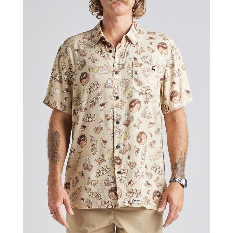 The Mad Hueys Schooner Or Later Woven Shirt