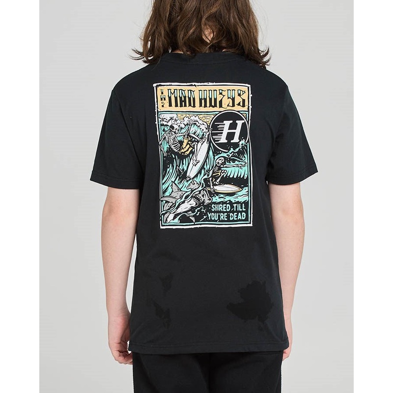 The Mad Hueys Shred Til Youre Dead Youth Tee