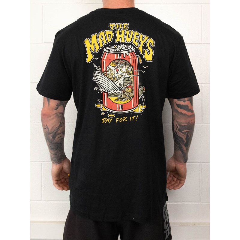 The Mad Hueys Tins and Tinnies NZ Tee
