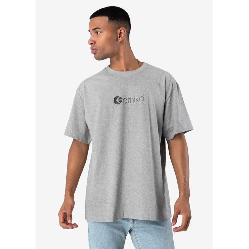 Ethika Mens Logo Tee – Heather
