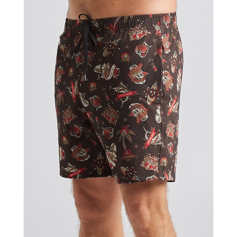 The Mad Hueys Hueys Tattoo Volley Short 18