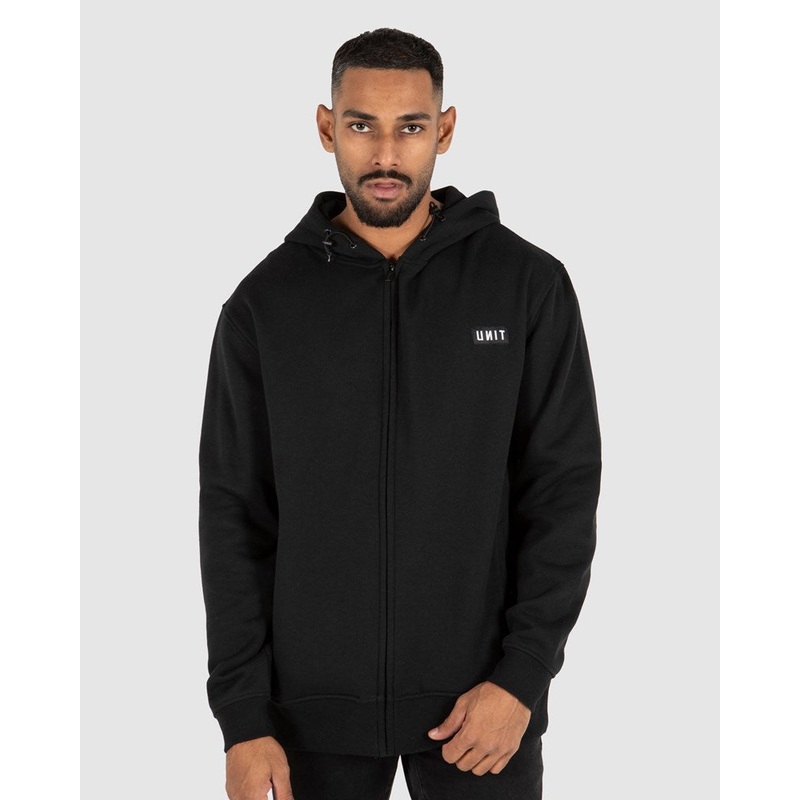 Unit Stack Hoodie|BLACK|GREY MARLE|2XL|3XL|4XL|5XL|L|M|S|XL