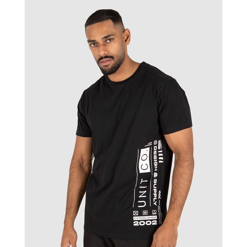 Unit Valve Tee|BLACK|S|M|L|XL|2XL|3XL