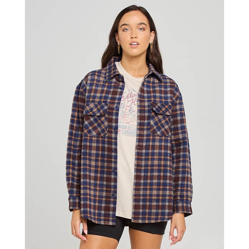 The Mad Hueys Classic Check Womens Shacket