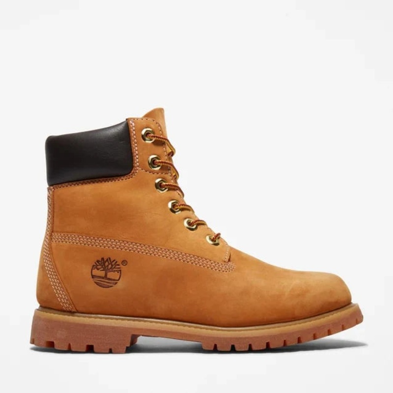 Timberland Timberland Women’s 6-inch Premium Waterproof Boots – Wheat Nubuck