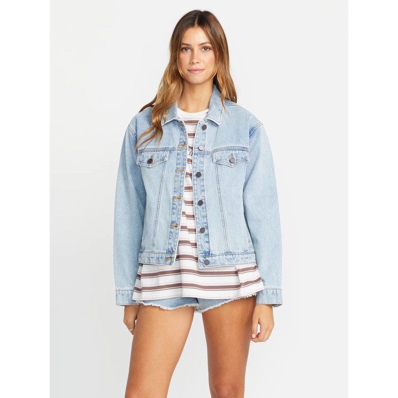 Volcom Coco Ho Denim Jacket|ICE|6|8|10|12|14|16|18