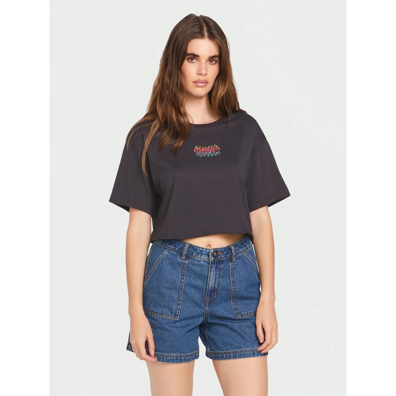 Volcom Crop Like Its Hot Tee|VBK|6|8|10|12|14|16