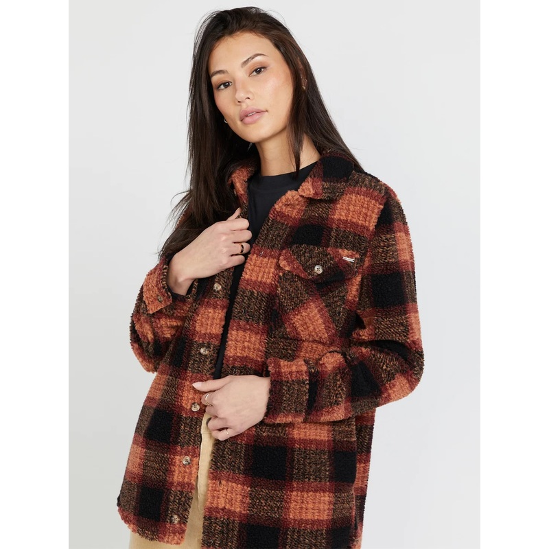 Volcom Silent Sherpa Jacket|BLK|6|8|10|12|14|16|18