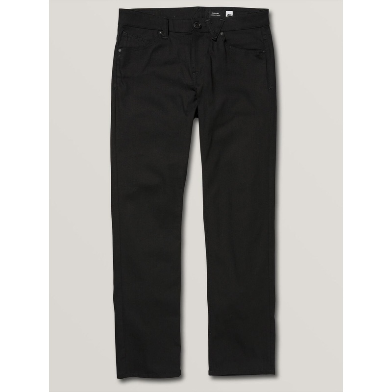 Volcom Solver Modern Fit Jeans Black on Black