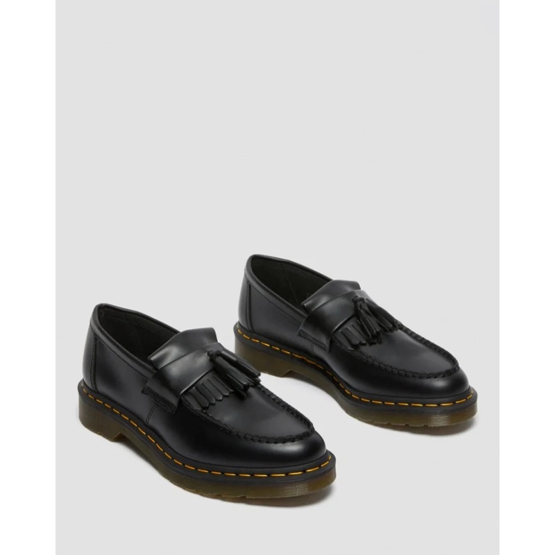 Dr Martens Adrian Tassel Loafer Black Smooth
