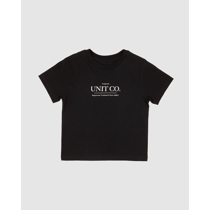 Unit Roots Kids Tee|BLACK|0|2|4|6|8