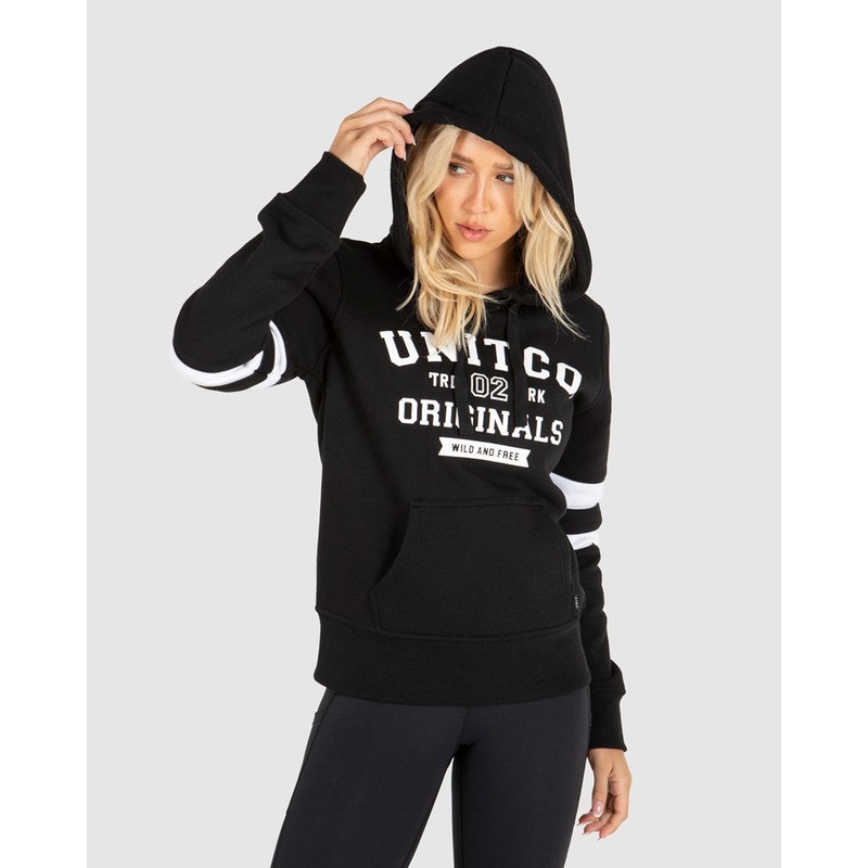 Unit College Ladies Hoodie|BLACK|10/S|12/M|14/L|16/XL|6/2XS|8/XS