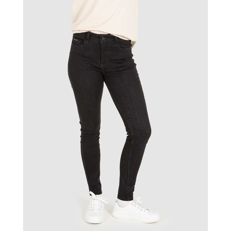 Unit Eve Ladies Denim|BLACK|BLUE|6/2XS|8/XS|10/S|12/M|14/L|16/XL