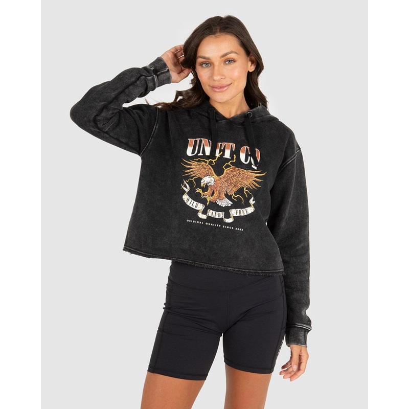 Unit Twilight Ladies Cropped Hoodie