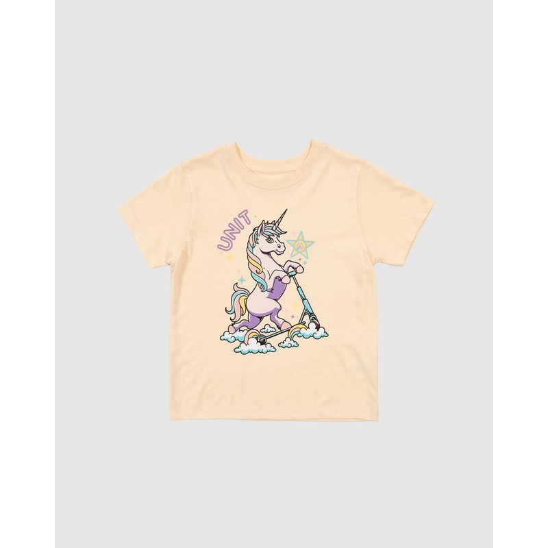 Unit Uniscoot Kids Tee|CREAM|0|2|4|6|8