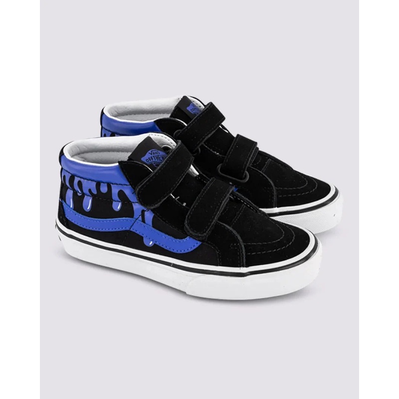 Vans Sk8-Mid Reissue Kids V Glow Slime – Black / Blue