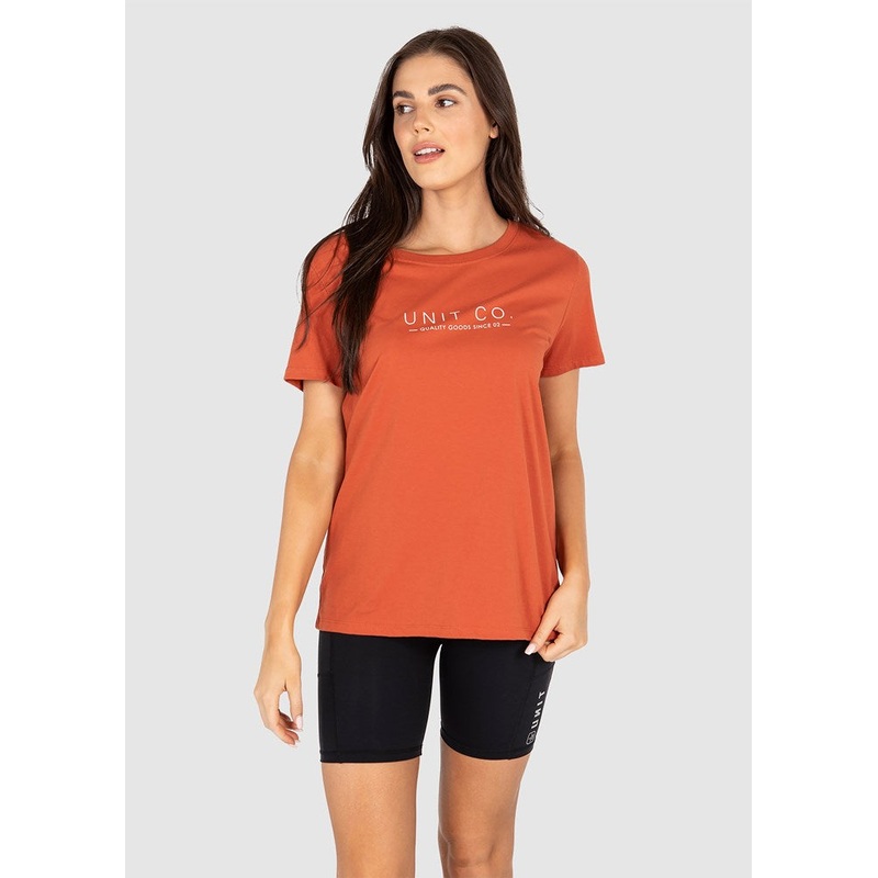 Unit Regional Ladies Tee|CARAMEL|10/S|12/M|14/L|16/XL|6/XXS|8/XS