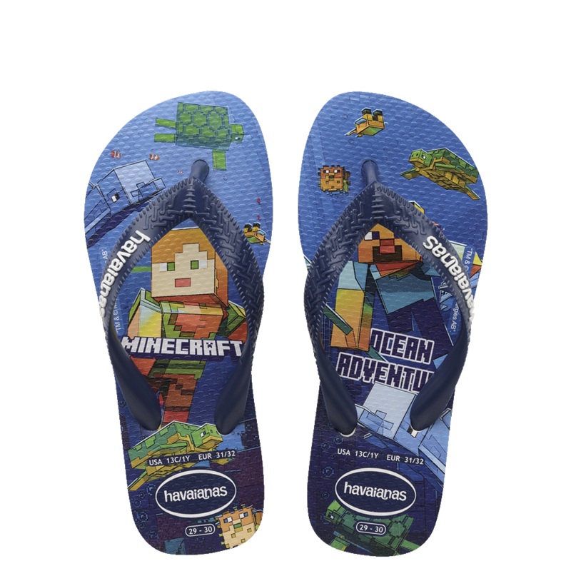 Havaianas Kids Minecraft Flip Flops