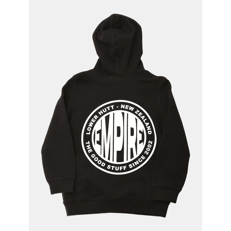 Empire Kids Stamped Hoodie|Black White|0|2|4|6|8|10|12|14|16