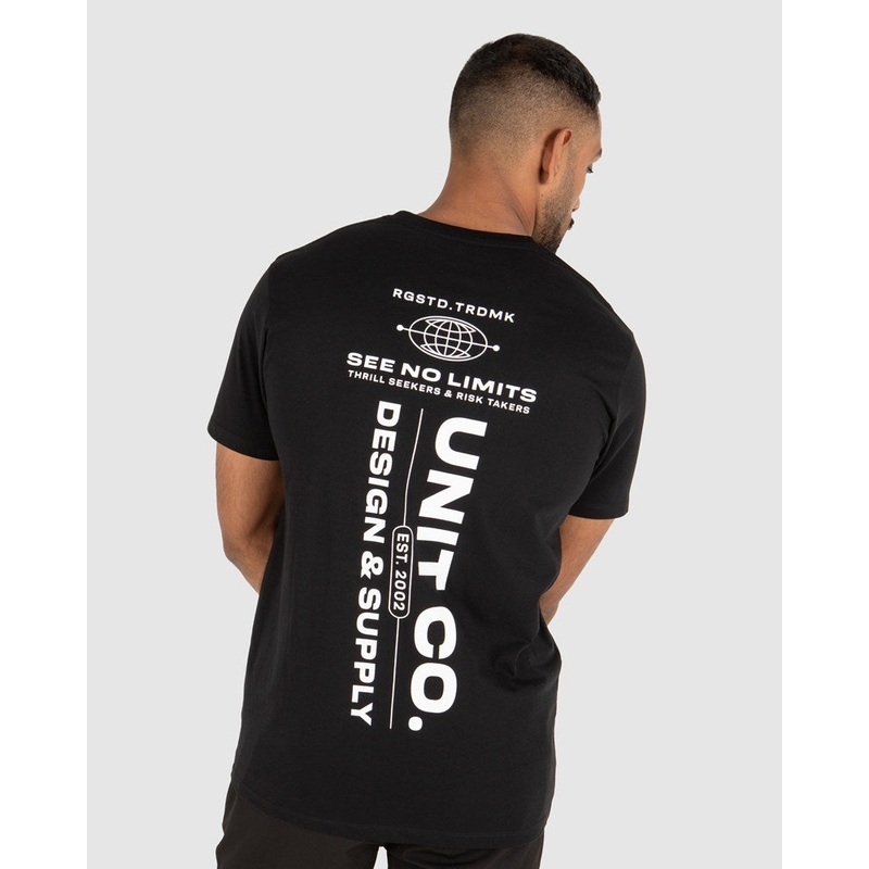 Unit Worldwide Tee|BLACK|CEMENT|S|M|L|XL|2XL|3XL