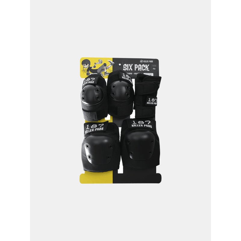 187 Killer Pads 6 Pack – Black