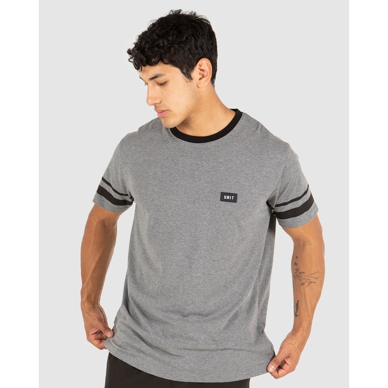 Unit Aspect Tee|BLACK|GREY MARLE|S|M|L|XL|2XL|3XL