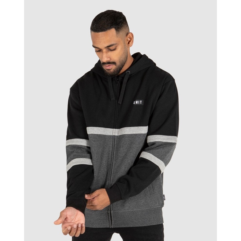 Unit Empire Zip Hooide|BLACK|2XL|3XL|4XL|5XL|L|M|S|XL