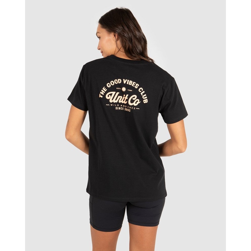 Unit Good Vibes Ladies Tee|BLACK|XS|S|M|L|XL|2XS