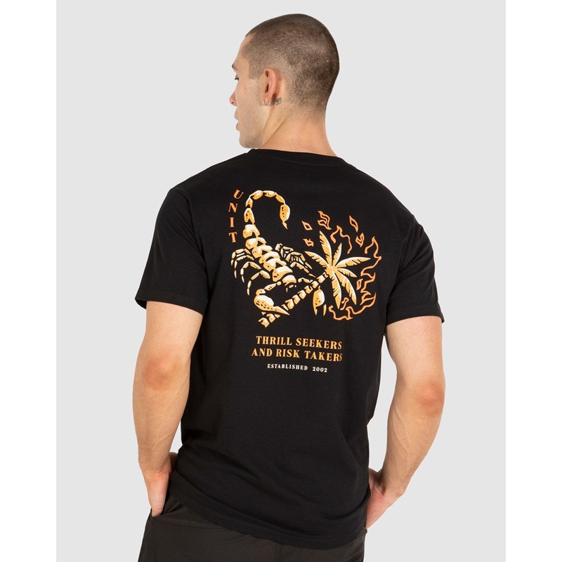 Unit Risky Tee|BLACK|S|M|L|XL|2XL|3XL
