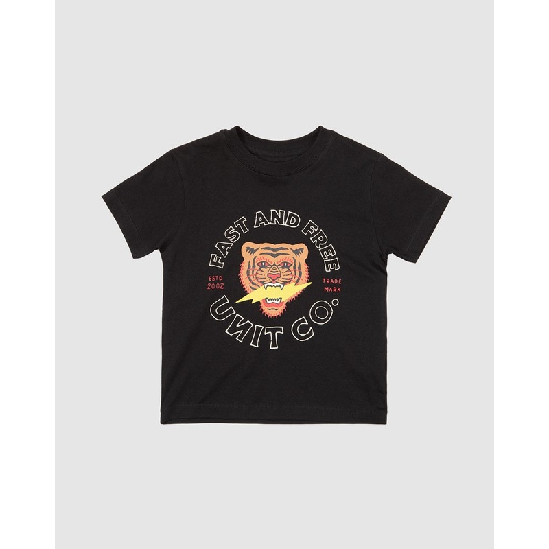 Unit Tygra Kids Tee|BLACK|0|2|4|6|8