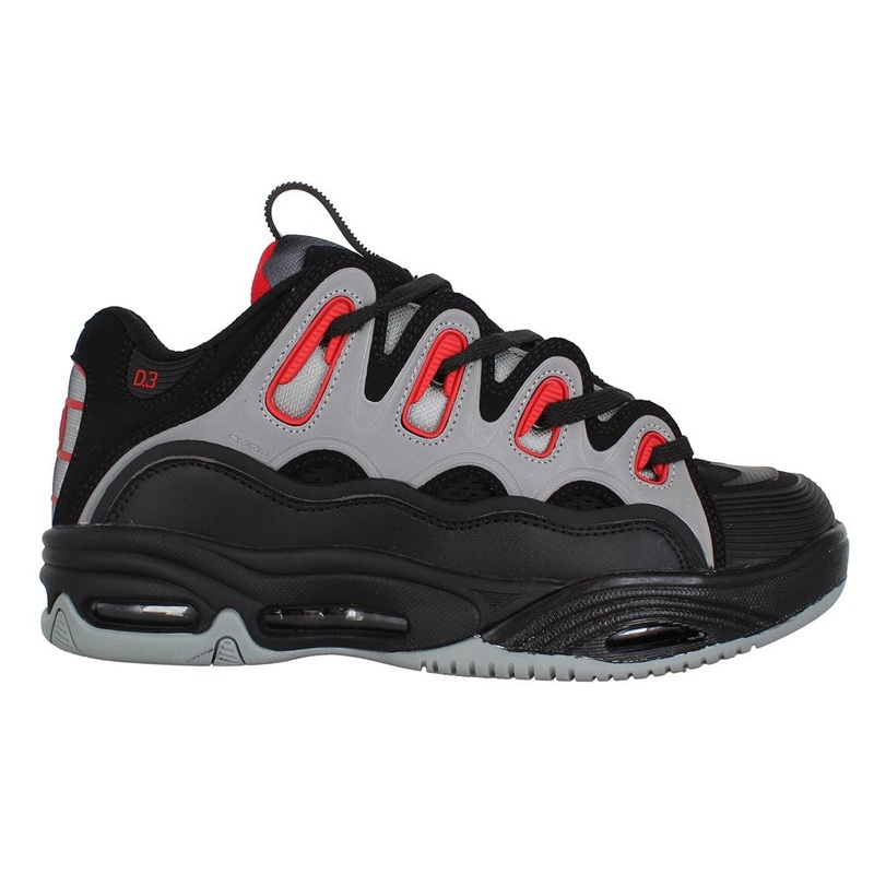 Osiris D3 2001 – BLACK/LT. GREY/RED