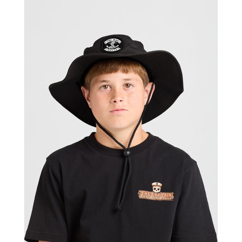 The Mad Hueys SKULL ANCHOR | YOUTH WIDE BRIM HAT