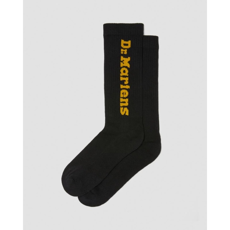 Dr. Martens Vertical Logo Socks – Black