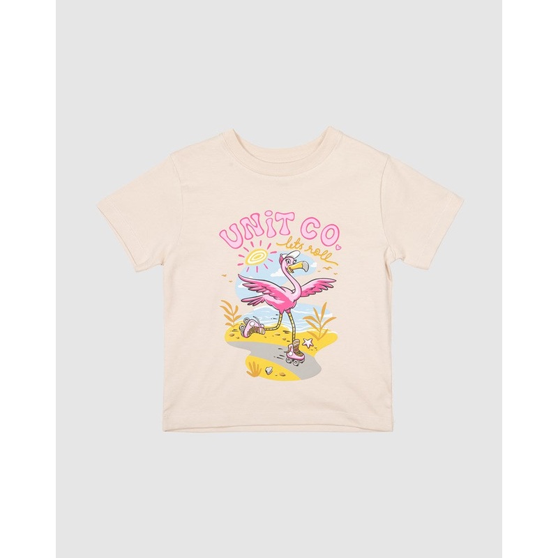Unit Let’s Roll Kids Tee|CEMENT|0|2|4|6|8