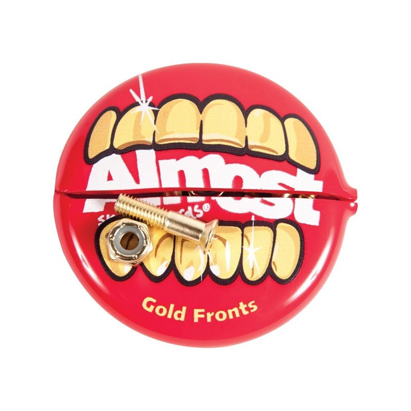 Almost Gold Nuts & Bolts In Your Mouth Hardware