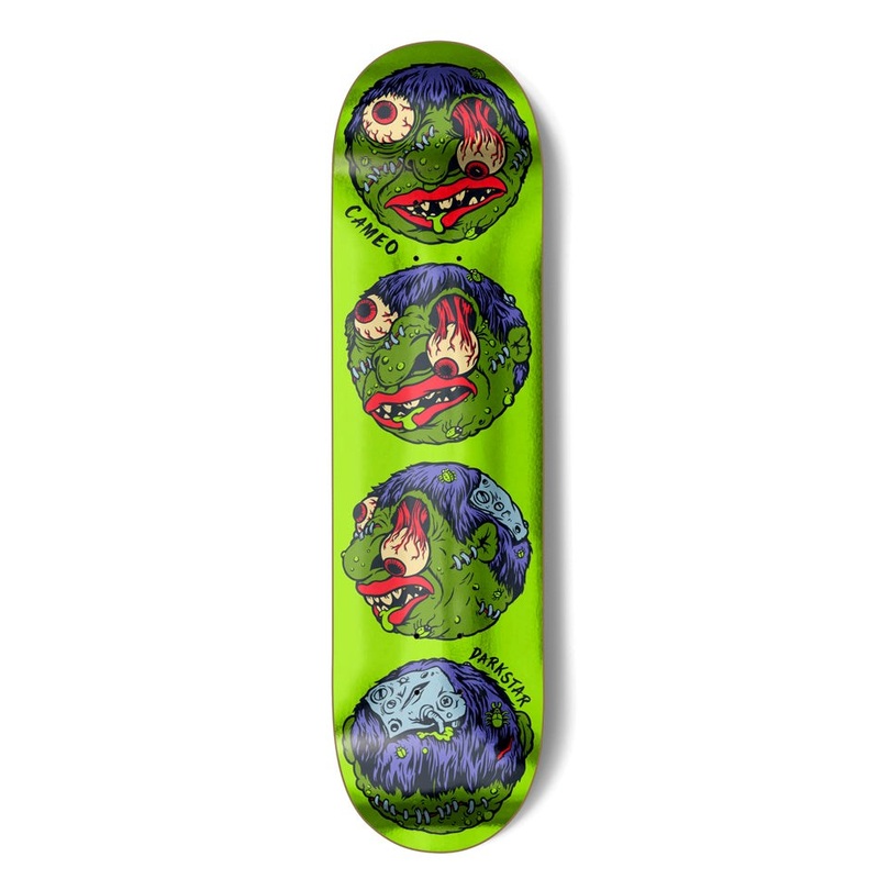 Darkstar Madballs Chrome Cameo Wilson R7 8.25 Skateboard Deck
