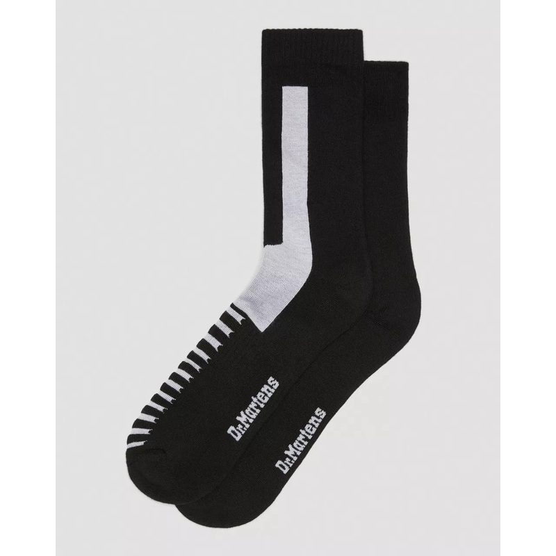 Dr Martens Double Doc Organic Cotton Socks Black / White