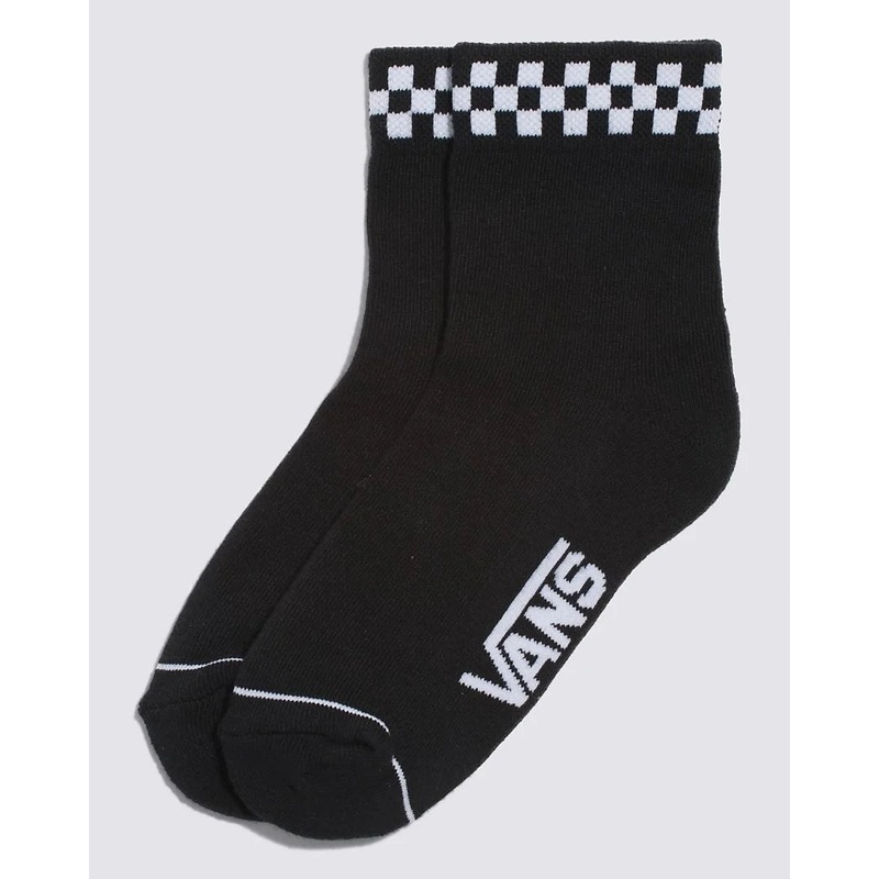 Vans Peek-A-Check Crew Socks|BLK|7 to 10