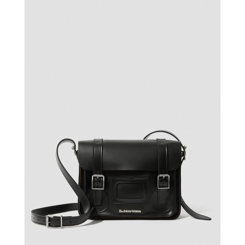 Dr Martens 11 Leather Satchel Black Kiev
